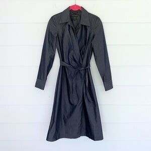 Y2K Banana Republic Cotton Blend Wrap Dress 2